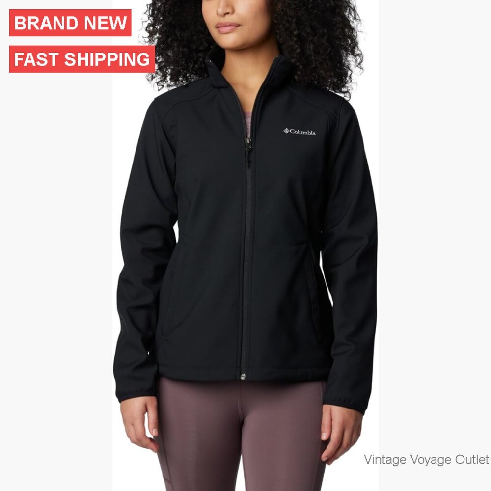 Water-Resistant Softshell Jacket Regular Fit Acti… - image 1